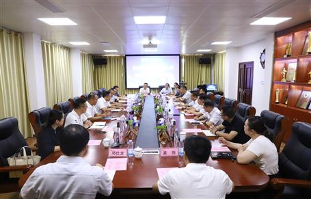 广西Z6尊龙凯时集团控股公司到公司座谈交流